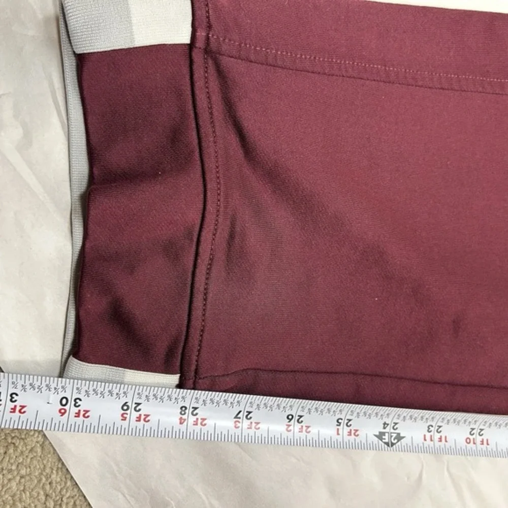 Adidas Men's Mississippi Bulldogs Maroon Sweatpants 2015 Retro Sportswear M Tall